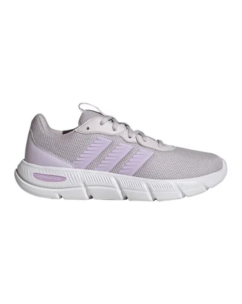 Pantofi sport Cloudfoam Flex cu insertii de piele ecologica, Violet/Lila/Alb optic