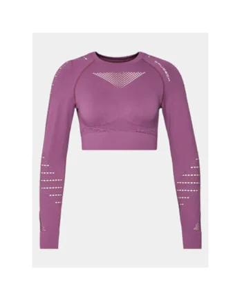 Tricouri sport Dama,  304136009, Poliamida, Elastan, Violet, Violet