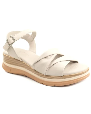 Sandale dama piele naturala D45 2560, Argintiu