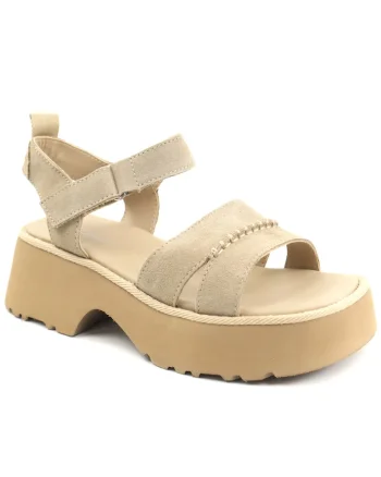 Sandale dama piele naturala D113 OWS003 1BEJ, Bej