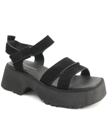 Sandale dama piele naturala D113 OWS003 1BLACK, Negru