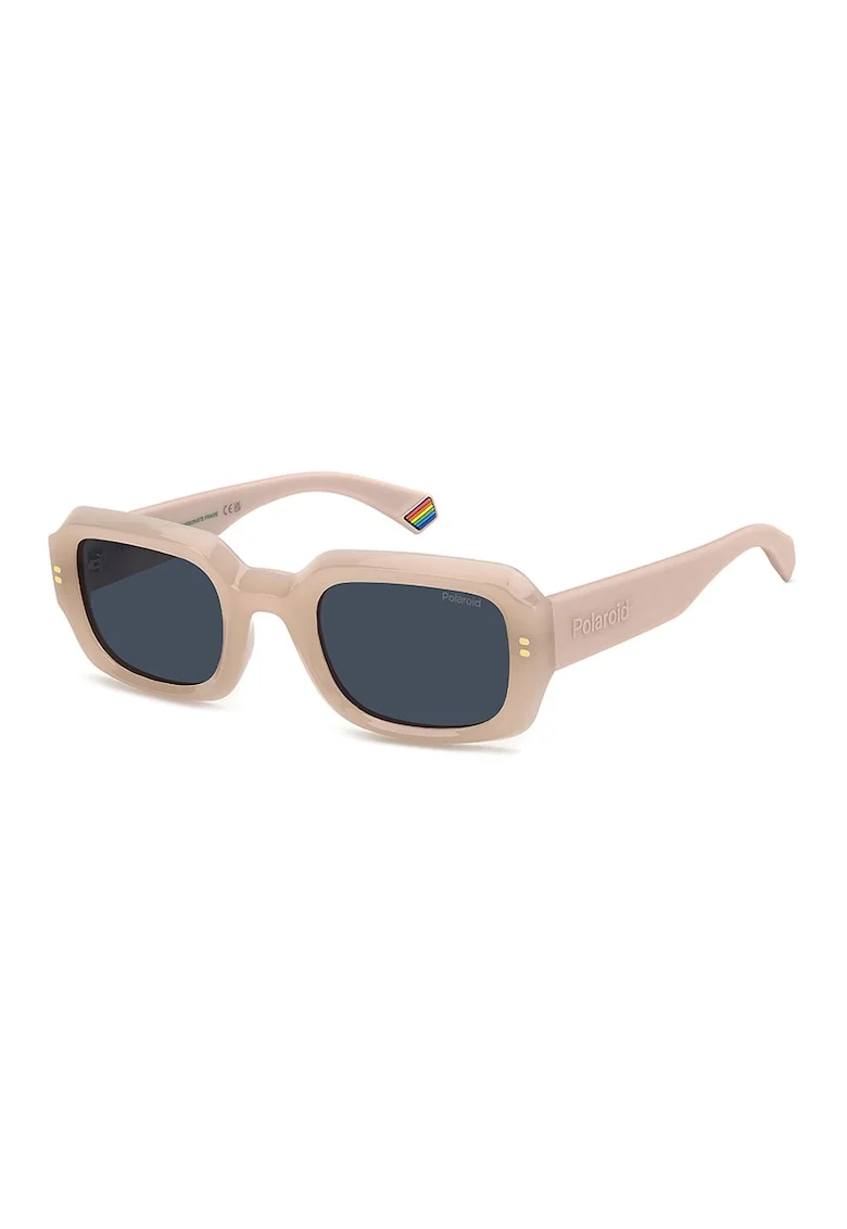 Ochelari de soare unisex cu lentile polarizate, Roz somon