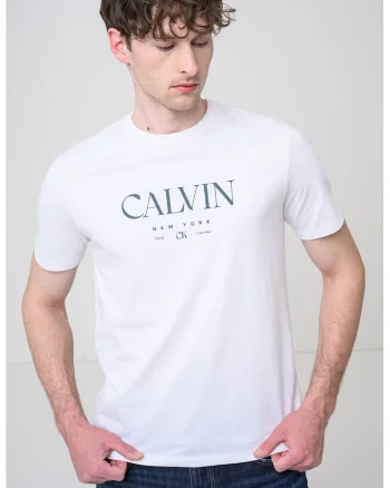 Tricou de bumbac cu logo, Alb/Gri antracit