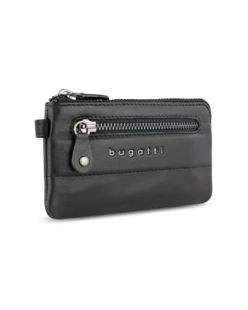 Port chei din piele naturala,  Elsa 49462001, Negru