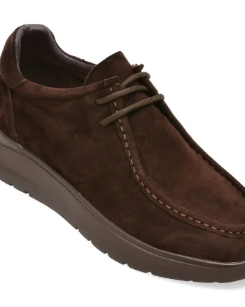 Mocasini GRYXX maro, QS845, din piele intoarsa