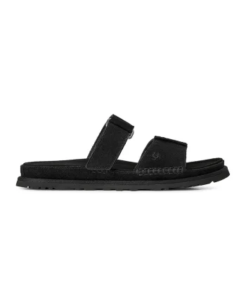 Papuci din piele intoarsa GoldenGaze, Negru