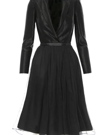 Rochie din matase si decolteu in V