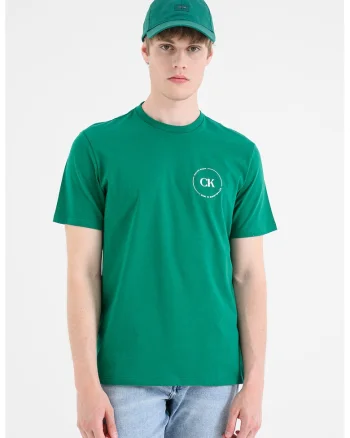Tricou de bumbac cu buzunar pe piept, Verde irlandez