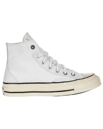 Tenisi barbati  Chuck 70, panza/piele, alb