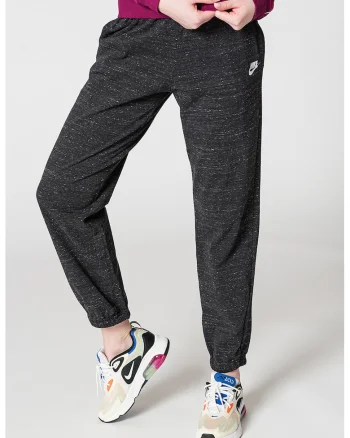 Pantaloni sport cu buzunare laterale Gym Vintage, Gri inchis melange