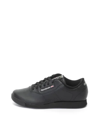 Pantofi sport de piele peliculizata Princess, Negru