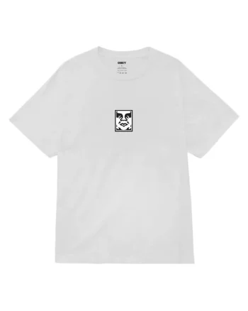 Tricou barbati  Icon Face, imprimeu grafic, bumbac, decolteu rotund