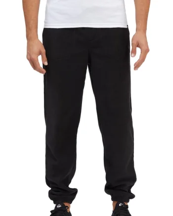 Pantaloni barbati,  Poliester, Negru, Negru