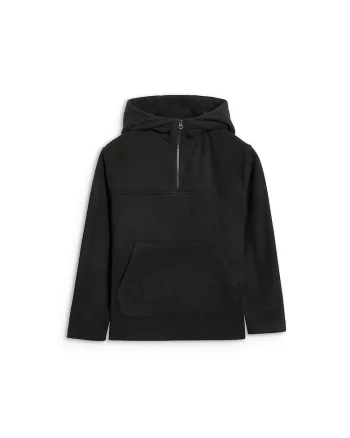 Hanorac polar  confort termic, negru, Negru