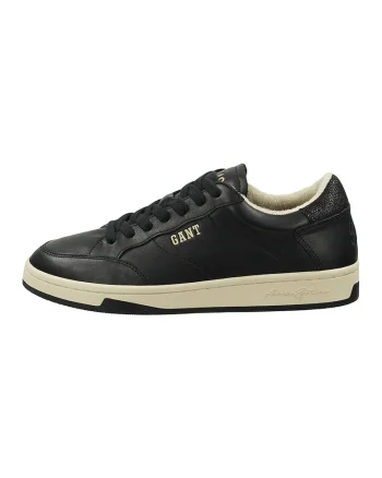 Pantofi sport din piele cu detalii logo Prepus, Negru