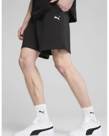 Pantaloni scurti cu snur in talie, Negru