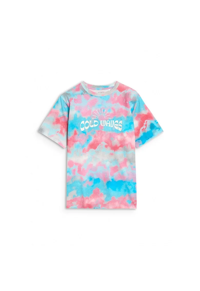 Tricou Baieti Oversize  Junior "Cold Waves", Multicolor, Bumbac 100%, SportStyle, Sezon SS25, Marime 140