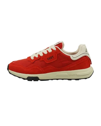 Pantofi sport cu insertii de piele intoarsa Youtron, Rosu