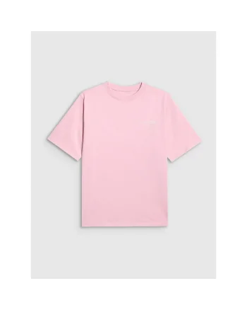 Tricou oversize  pentru fete, imprimeu, roz, bumbac