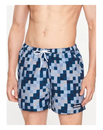 Short de baie barbati,  79366, Poliester, Bleumarin
