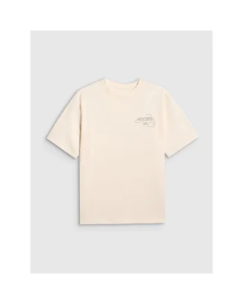Tricou copii  alb din bumbac, Alb