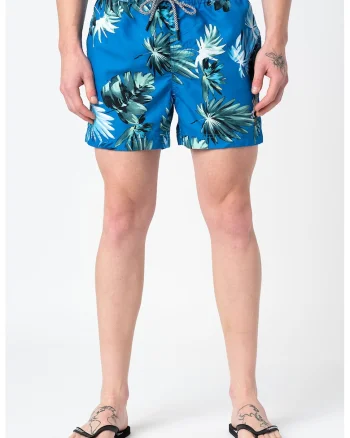 Pantaloni scurti de baie Super 5S Beach Volley, Verde/Albastru