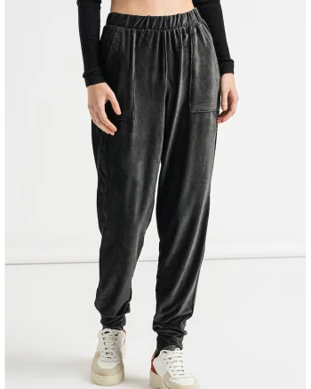 Pantaloni din reiat New Sira, Gri antracit