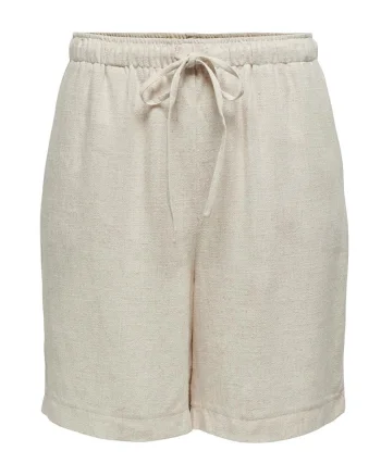 Pantaloni scurti dama  model 15333032, textil, bej