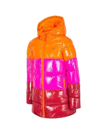 Jacheta copii  gluga integrata, 2 buzunare laterale, poliamida, poliester, multicolor,