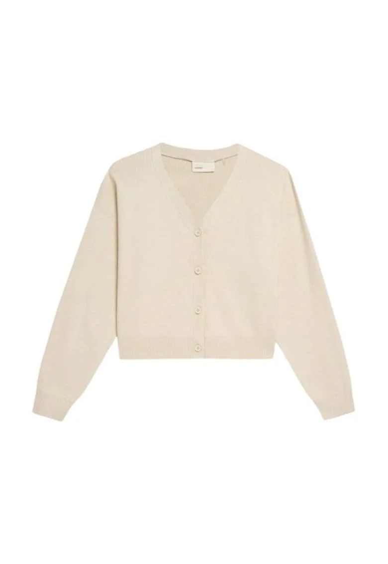 Cardigan dama,  Viscoza/Poliester/Poliamida, Bej, Bej