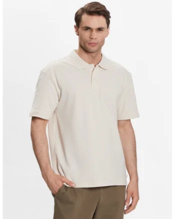 Tricou polo barbati,  302735419, Bumbac, Ecru
