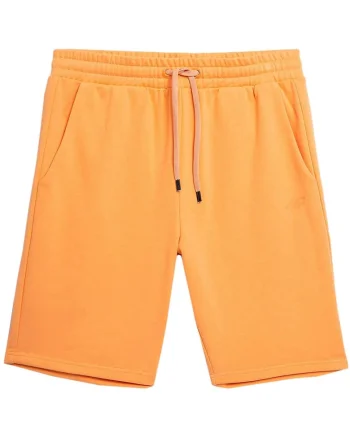 Pantaloni scurti  galben, bumbac/poliester, croiala regulata, buzunare laterale