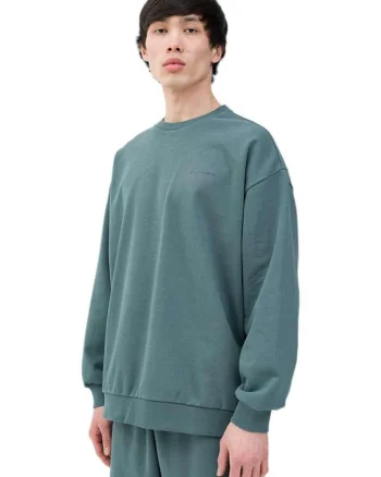 Bluza barbati  confortabil, elastic, bumbac, verde