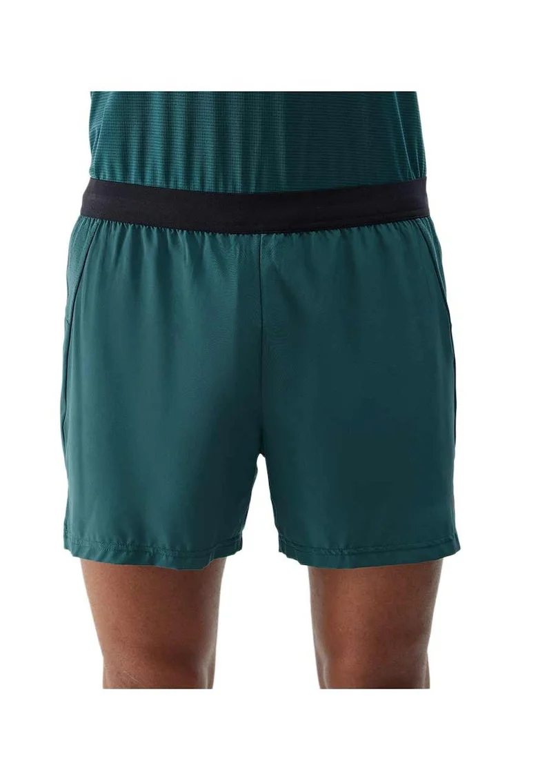 Pantaloni scurti  albastru, poliester-elastan, croiala standard, uscare rapida, Albastru