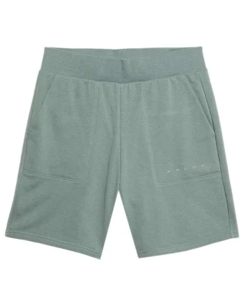 Pantaloni scurti  barbati, doua buzunare laterale, bumbac/poliester, Verde