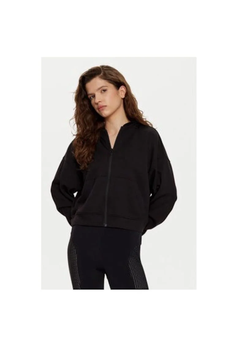 Bluza dama,  303942755, Modal/Poliester, Negru, Negru
