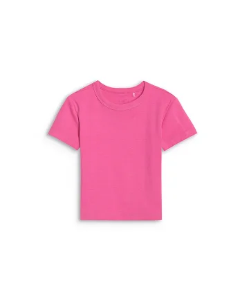 Tricou fete JWSS25TTSHF1852-54S, 4F, Bumbac, Roz