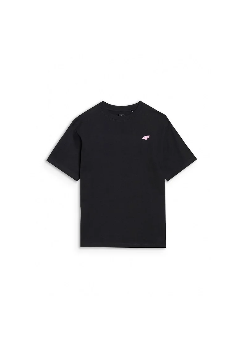 Tricou fete JWSS25TTSHF1851, 4F, Bumbac, Negru