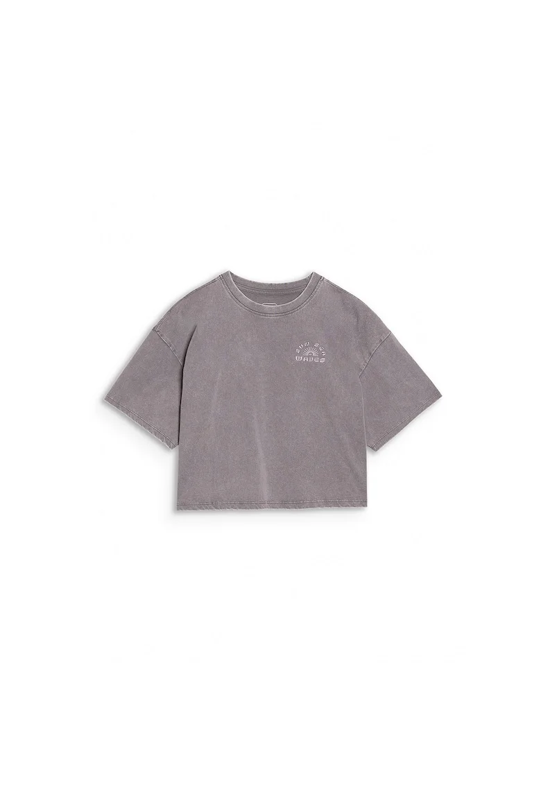 Tricou fete JWSS25TTSHF1868-25S, 4F, Bumbac, Gri