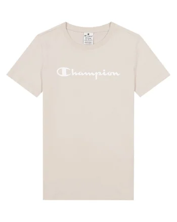Tricou dama  croiala regulata, decolteu rotund, bumbac, bej