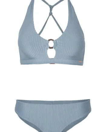 Costum de baie  Lisala, albastru, material cu uscare rapida