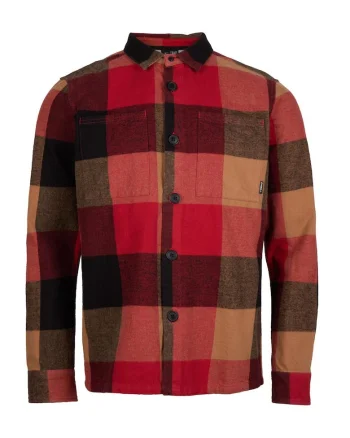 Camasa barbateasca  flanel, rosie, 100% bumbac,