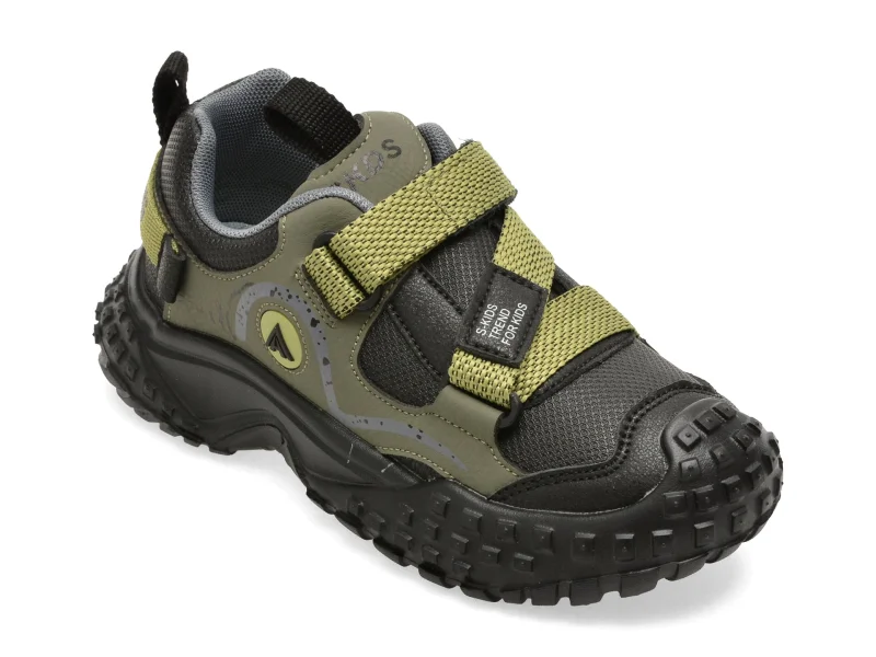 Pantofi sport SELECTION KIDS verzi, W178, din piele ecologica