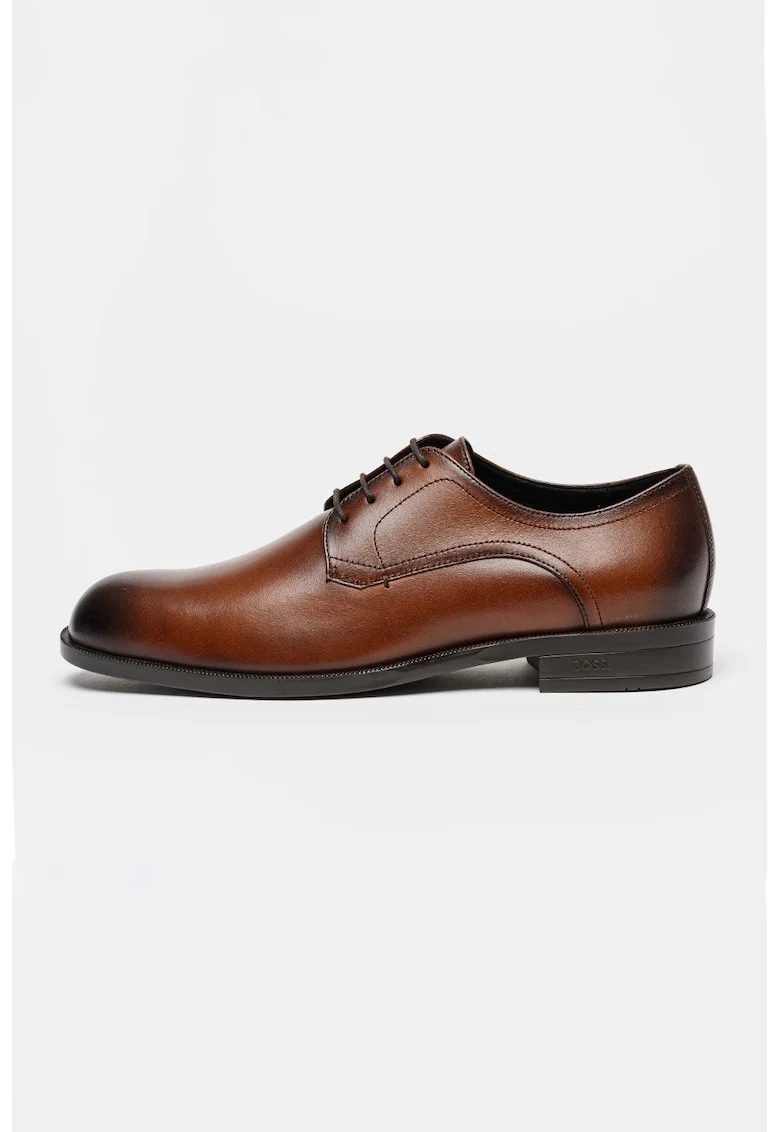 Pantofi de piele Tayil cu aspect patinat, Maro Siena