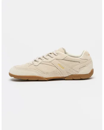 Pantofi sport din piele intoarsa Keeston, Bej deschis