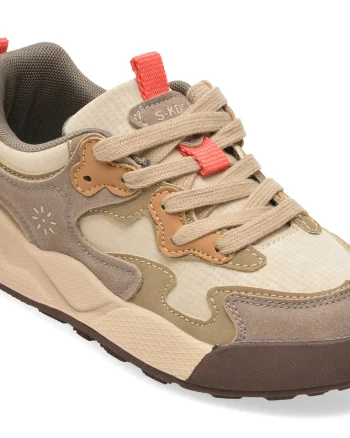 Pantofi sport SELECTION KIDS bej, W316, din piele ecologica