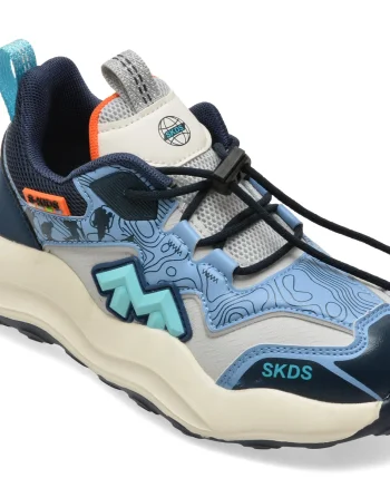 Pantofi sport SELECTION KIDS albastri, W986, din piele ecologica