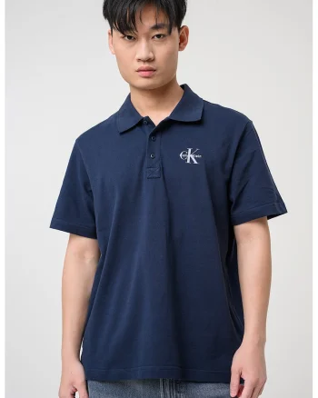 Tricou polo lejer din bumbac pique, Albastru ultramarin