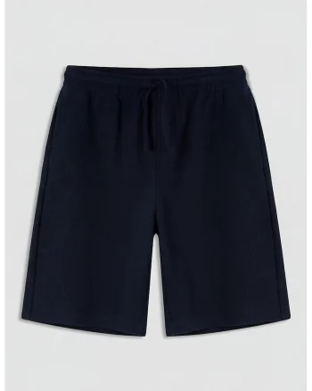 Pantaloni scurti cu snur, Bleumarin