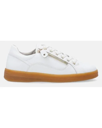 Pantofi sport din piele cu fermoar lateral